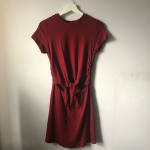 Heart & Hips burgundy dress